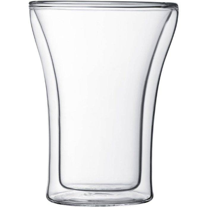 BODUM Glazen Set - ASSAM - Dubbele Wand - 0,25 L - Transparant-1