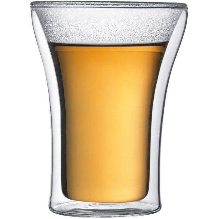 BODUM Glazen Set - ASSAM - Dubbele Wand - 0,25 L - Transparant-4