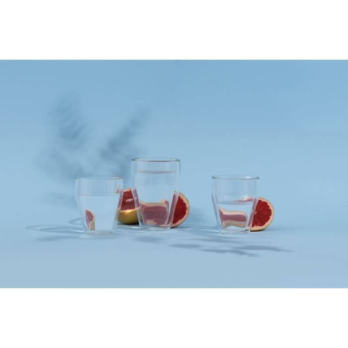 BODUM Titlis Thermo Glazen Set van 6 - Dubbelwandig - 0,35 l - Transparant-1