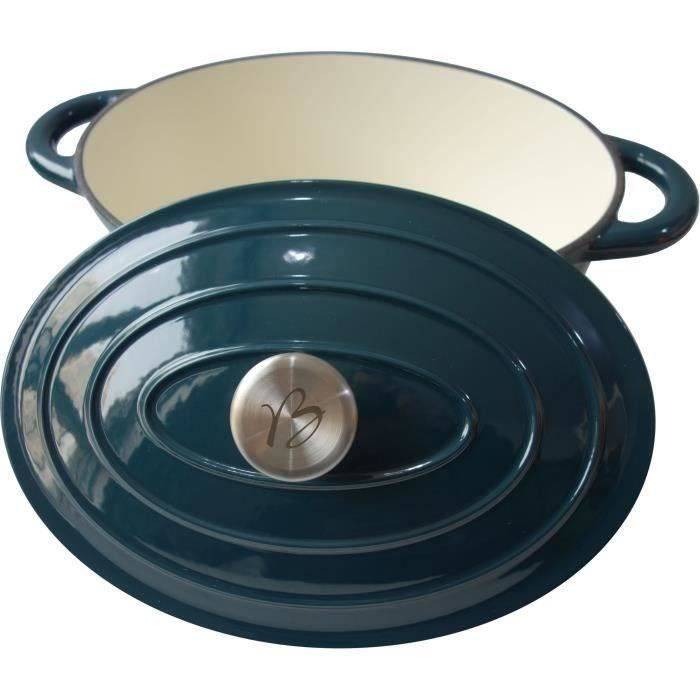 BAUMALU Casserole - Ovaal - Geëmailleerd Gietijzer - 30 cm-0