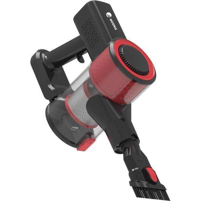 FAGOR FG21R Flex 2-in-1 Draadloze Steelstofzuiger - 150 W - 0,6 L - Rood-1
