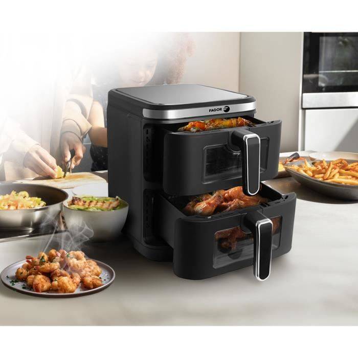 FAGOR Airfryer FGD11 - 11 L - Dubbele 5,5 L Tanks - 2800 W-1