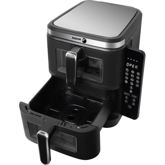 FAGOR Airfryer FGD11 - 11 L - Dubbele 5,5 L Tanks - 2800 W-3