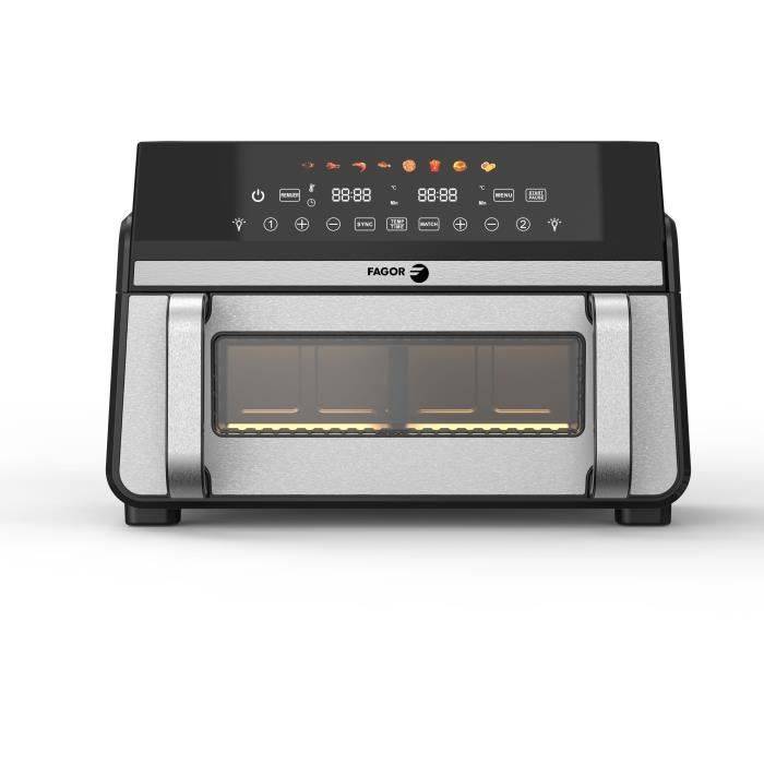 FAGOR Airfryer FG10AF - 11 L - 2400W - Dubbele Tank - 8 Programma's-0
