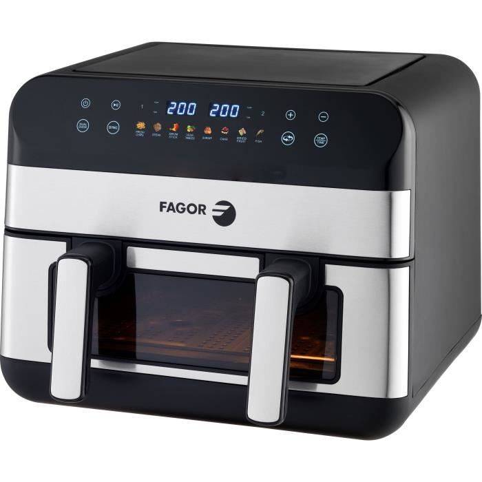 FAGOR Airfryer FGF10 - 10 L - 2400W - Dubbel Koken - 8 Programma's-3