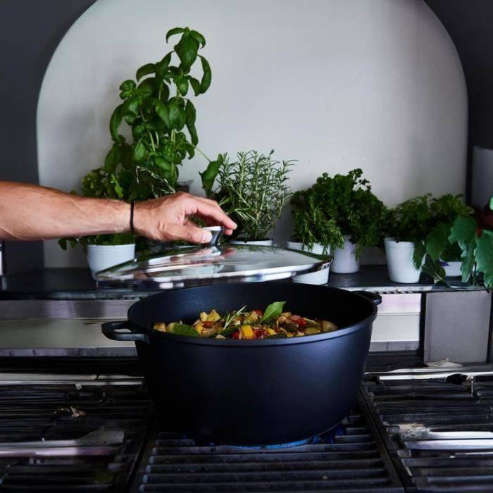 BAUMALU Hoge Slowcooker - Keramisch Interieur - 36 cm-2