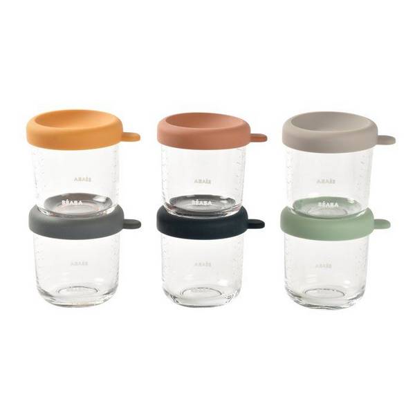 BEABA Sunrise Glazen Cadeauset voor 6 Porties (250 ml) 6-serving