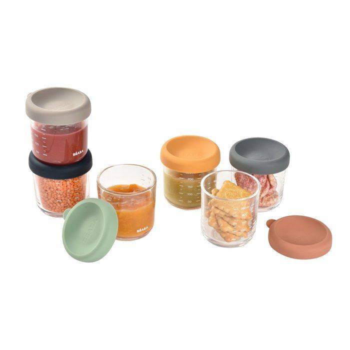 BEABA Sunrise Glazen Cadeauset voor 6 Porties (250 ml) 6-serving-3
