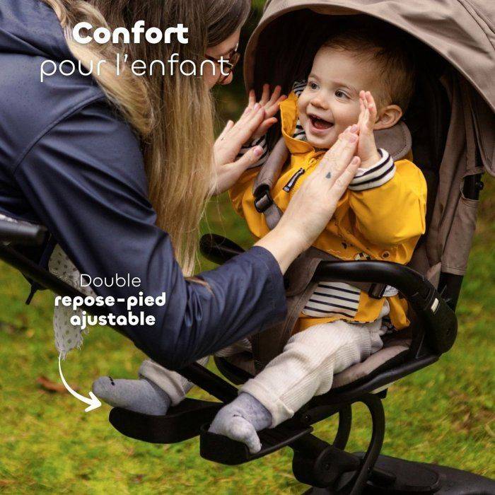 BEABA Kinderwagen - Baby Cruiser 360° - 4 wielen - Pralin-3