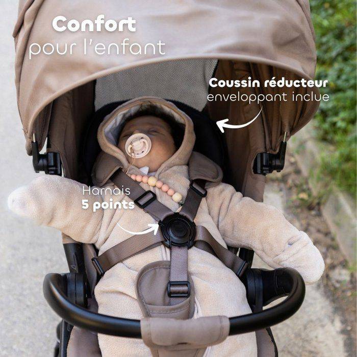 BEABA Kinderwagen - Baby Cruiser 360° - 4 wielen - Pralin-4
