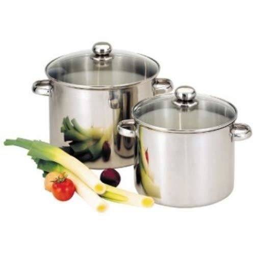 BAUMALU RVS Catering Kom - 28 cm - Glazen Deksel-1