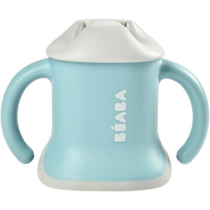 BEABA 3-in-1 Beker - Evoluclip - Blauw-3