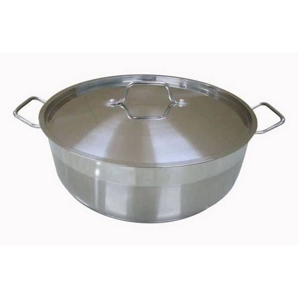 BAUMALU 36 cm Slow Cooker met Deksel - RVS