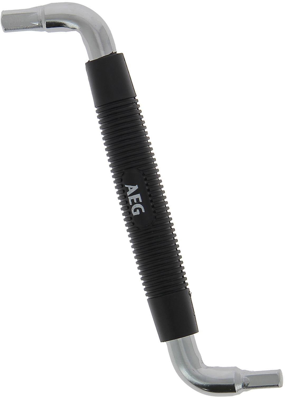 AEG Dubbele Vierkante Afvoerplug Moersleutel 8-10 mm - Ergonomische Handgreep-0