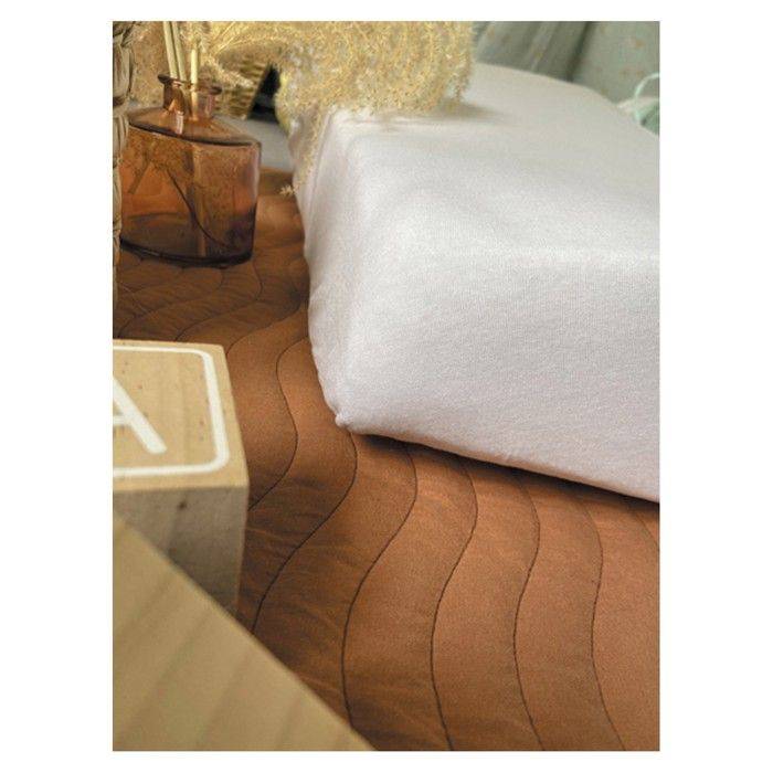 CANDIDE Zen Frottee Matrasbeschermer - 70 x 140 cm - Wit-4