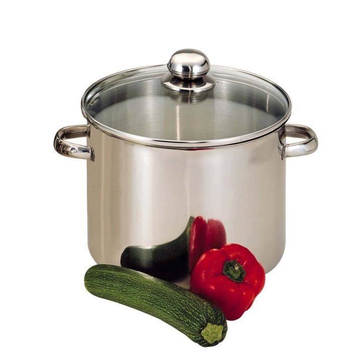 BAUMALU RVS Catering Kom - 26 cm - Glazen Deksel-2