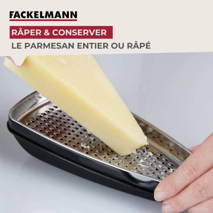 Duo Zester en Parmezaan Rasp - FACKELMANN - RVS - 42 en 19 cm-3
