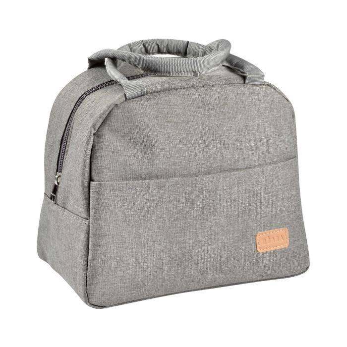 BEABA Geïsoleerde Lunchtas, Heather Grey, Ideaal voor Snacks en Maaltijden-1