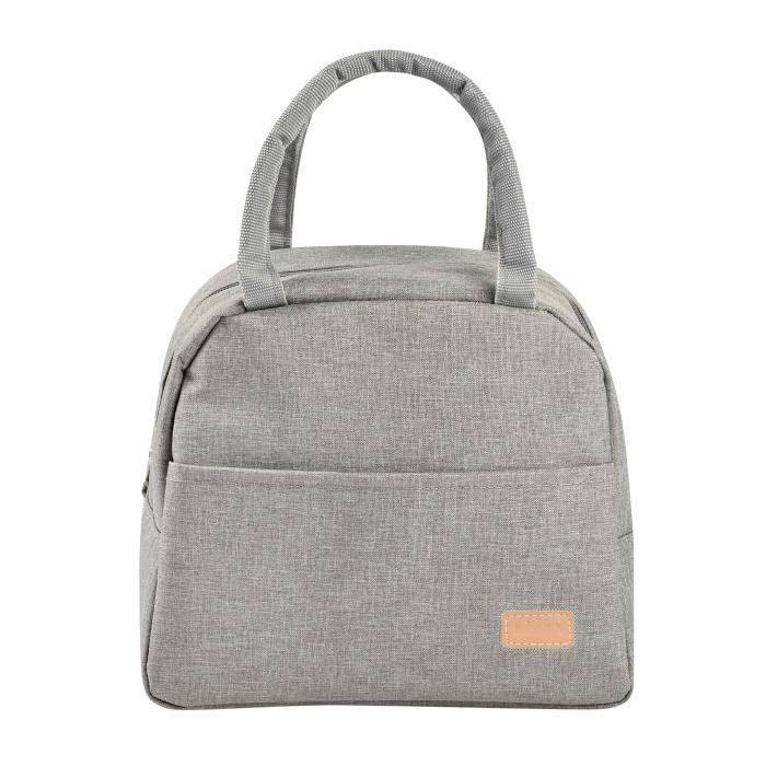 BEABA Geïsoleerde Lunchtas, Heather Grey, Ideaal voor Snacks en Maaltijden-3