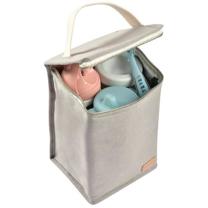 BEABA Geïsoleerde Baby Maaltijdtas - Parelgroen - Houdt Maaltijden Koel - Grote Capaciteit-3