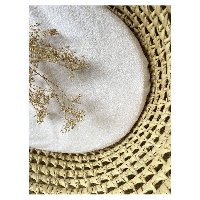 CANDIDE Frottee Matrasbeschermer - 40 x 80 cm - Wit-1