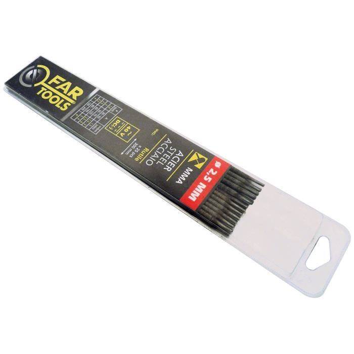 FAR TOOLS Laselectrode - Rutiel - Ø2,5 mm - 25 Staven-1