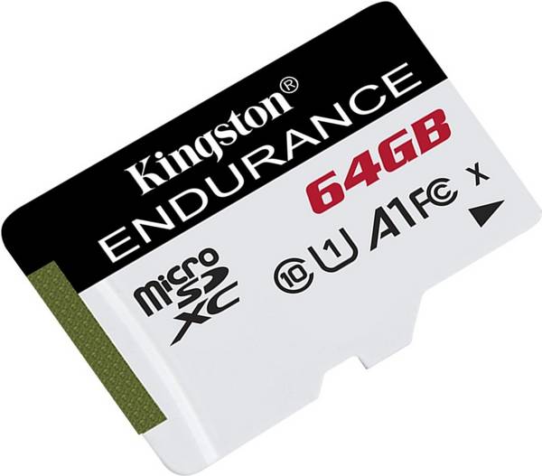 Kingston High Endurance - 64GB microSDXC UHS-I Kaart - A1/UHS-I U1/Class 10 Class10 SDCE/64GB