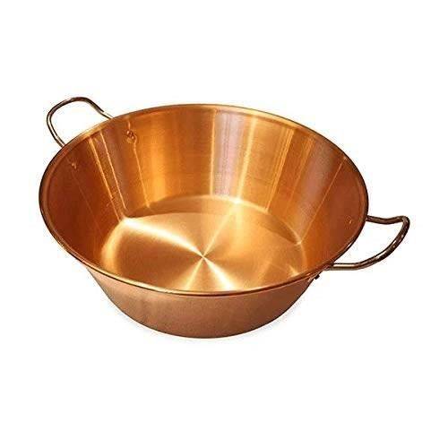 BAUMALU Koperen Jam Pan - 38 cm - 1,2 mm Dikte - RVS Handvatten - 9 Liter-1