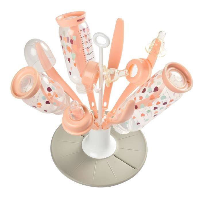 Béaba Flesdroger - Vouwbaar Bloemontwerp - Roze-1