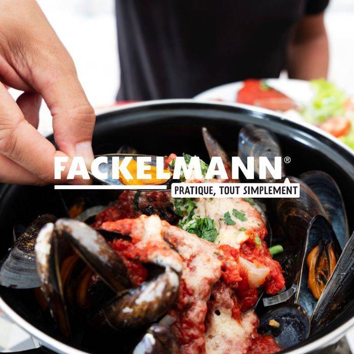 FACKELMANN Set van 2 Emaillen Mosselpannen - 20,5 x 26 x 17,5 cm-3