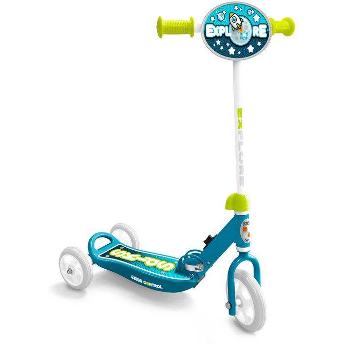 STAMP Vouwbare 3-Wiel Scooter - Skids Control Explore - Blauw 3-wheel-0