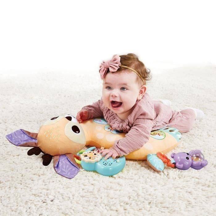 VTECH Mijn Sensorisch Activiteit Kussen - Ontwikkelingsspeelgoed voor Baby's 3-24 Maanden-1