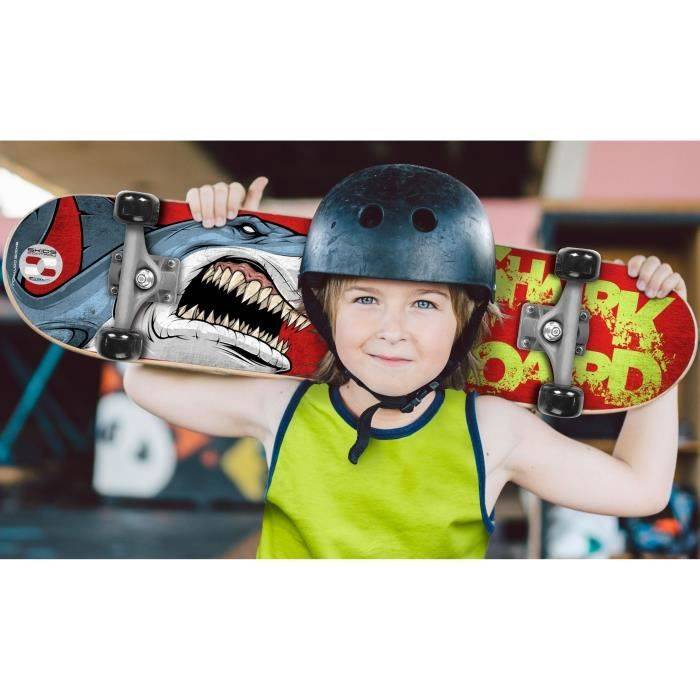 STAMP Shark Skids Control Skateboard 71 x 20 cm-2