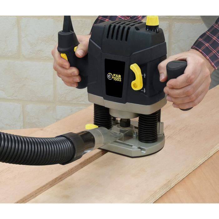 FARTOOLS PRO - ER 1300 Elektrische Frees 1300 W, Colletcapaciteit 8/12 mm - 115470-2