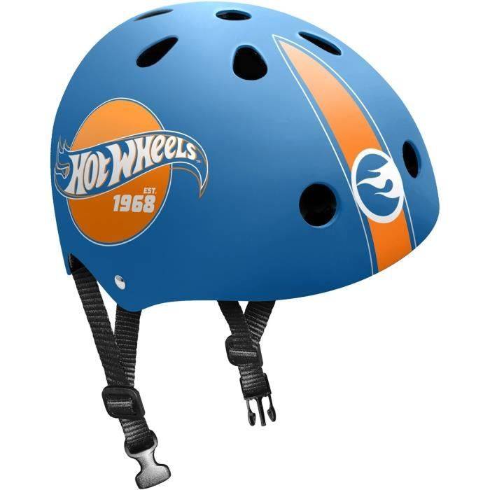 STAMP Skatehelm - Hot Wheels - Maat 53/57 cm - Comfortabel en Verstelbaar - Jongen-0