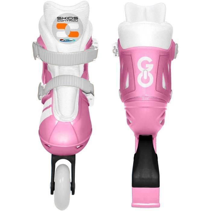 STAMP Verstelbare Inline Skates - SKIDS CONTROL - Maat 30-33 - Roze-1