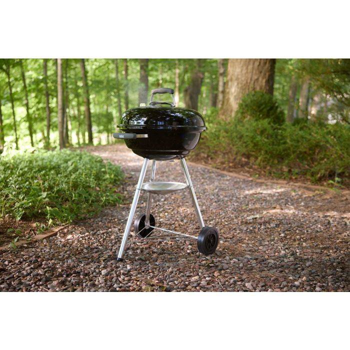 Weber Compact Kettle Houtskoolbarbecue - 47 cm - Geëmailleerd Staal - 6 Personen - Zwart-3