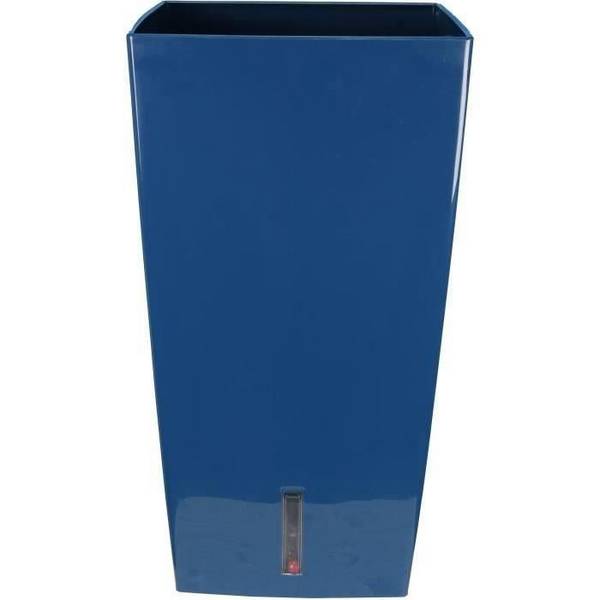 RIVIERA EVA NEW HIGH Bloembak - Vierkant - H 52 x 28 x 28 cm - Blauw H52