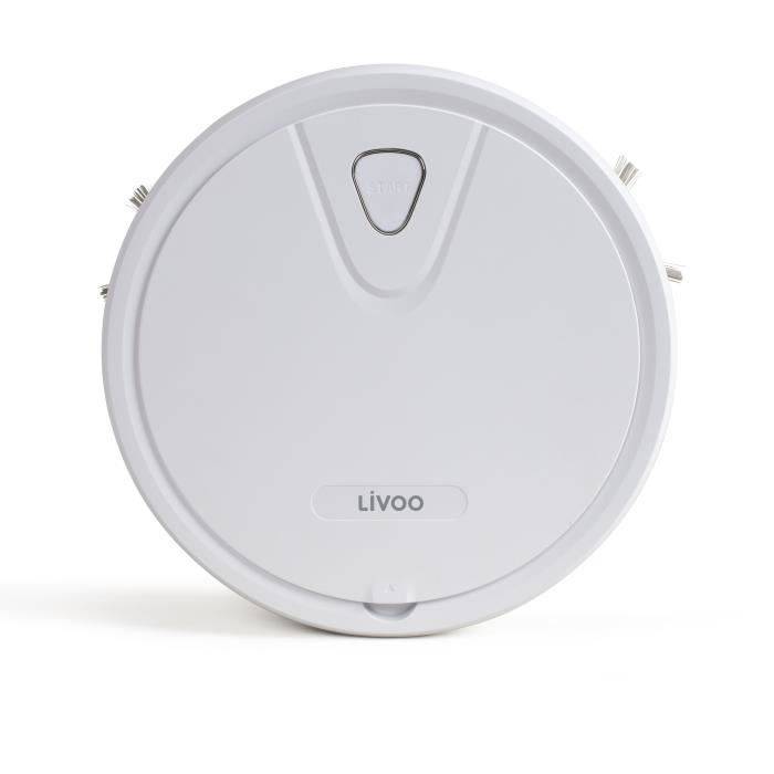 LIVOO DOH135 Robotstofzuiger - 800 Pa - 70 min - 500 ml - Wit-0