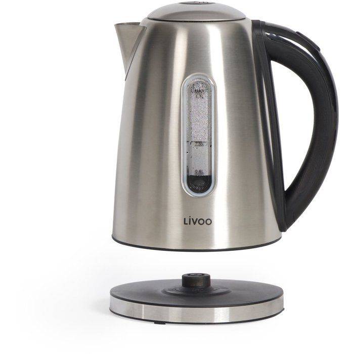 LIVOO Waterkoker DOD195 - 2200 W - 1,7 L - 360° Draaischijf - RVS-2