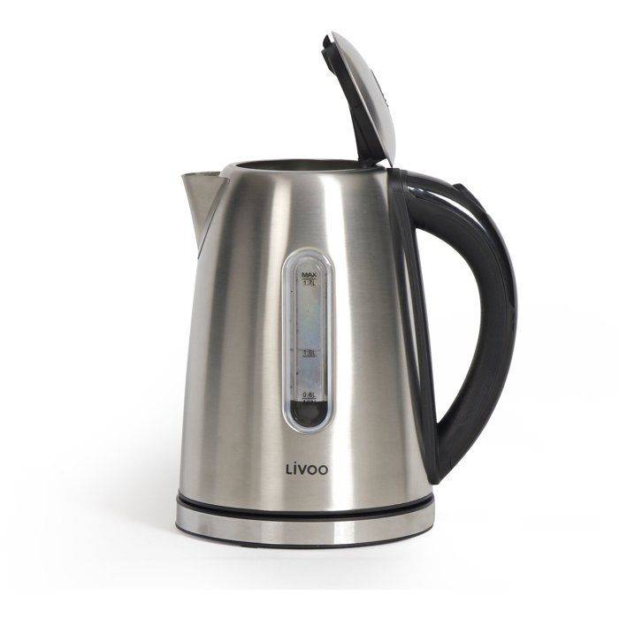LIVOO Waterkoker DOD195 - 2200 W - 1,7 L - 360° Draaischijf - RVS-3