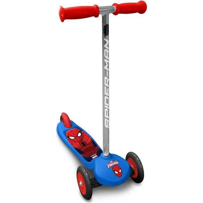 STAMP 3-Wiel Scooter SPIDERMAN Stuur Twist voor Jongens 2+-0