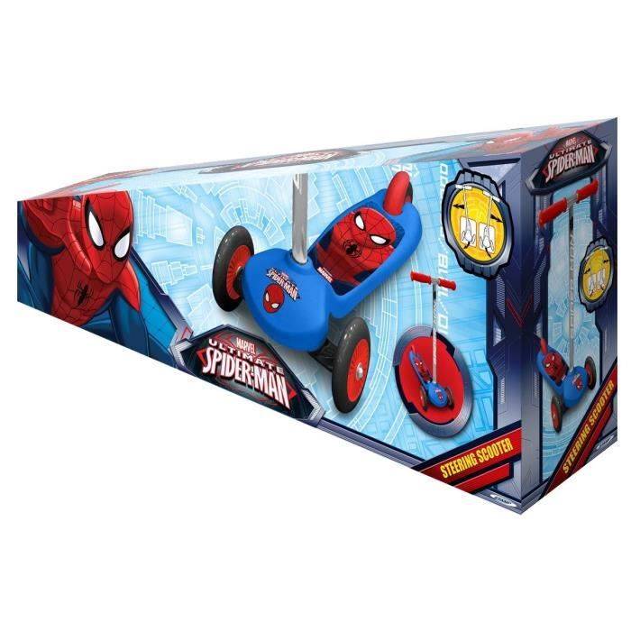 STAMP 3-Wiel Scooter SPIDERMAN Stuur Twist voor Jongens 2+-1