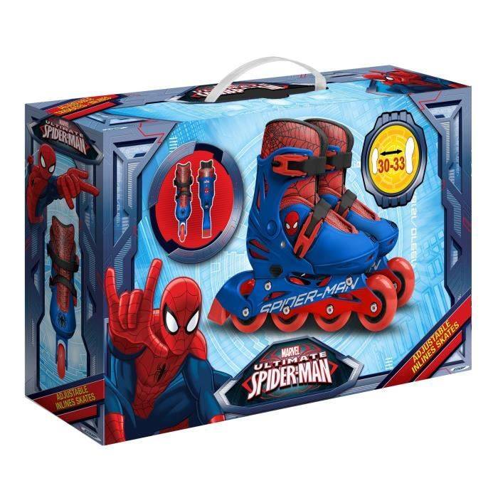 STAMP Verstelbare Spiderman Inline Skates - Jongens - Maat 30-33 - Leeftijd 6+-2