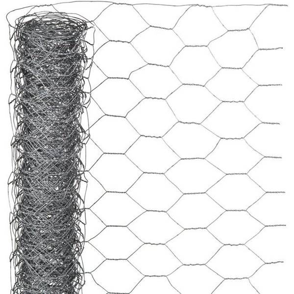 NATURAL Gegalvaniseerd Hexagonaal Draadgaas - 1 x 3 m - Dikte 13 mm - Grijs