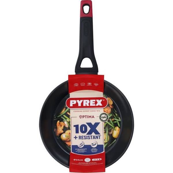 PYREX Diepe Koekenpan - Gesmeed Aluminium - Antiaanbaklaag - 26 cm - PFAS-vrij