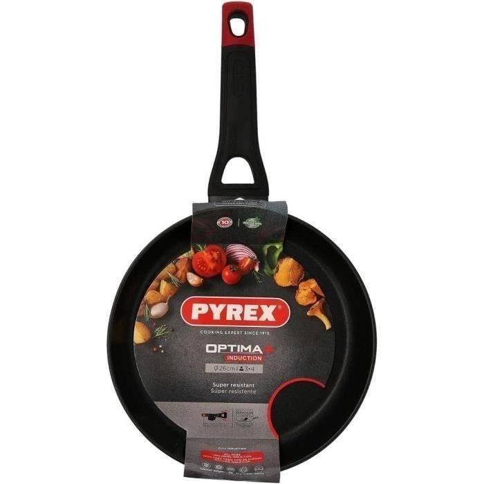 PYREX Koekenpan - Gesmeed Aluminium - Antiaanbaklaag - 26 cm - PFAS-vrij - Geschikt voor alle kookplaten-0