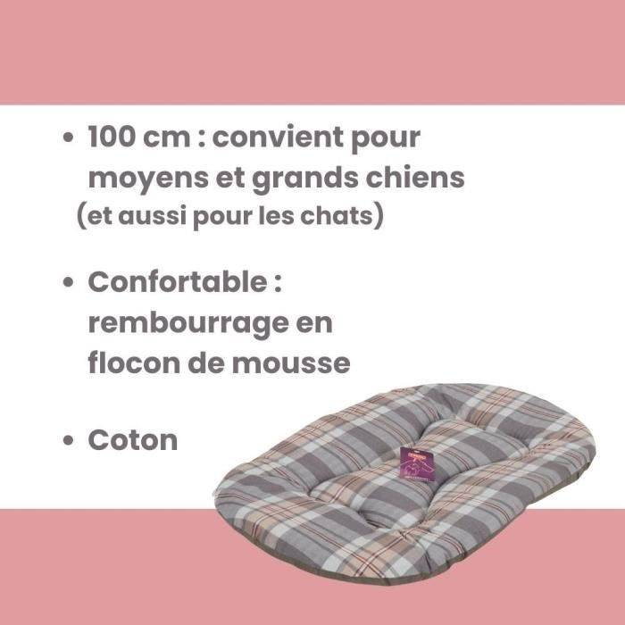 TYROL Hondenbed - Toronto Ovaal Kussen - 100 x 60 x 3 cm-2