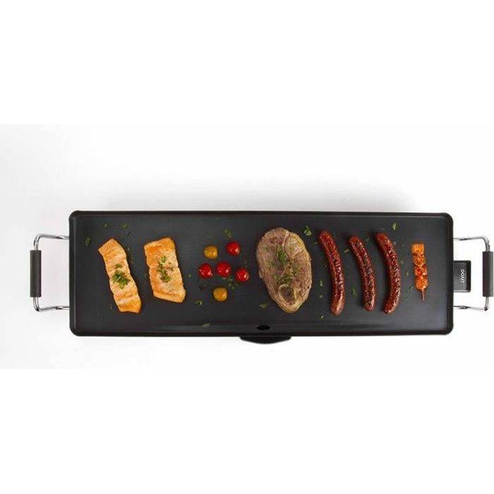 LIVOO Teppanyaki Grill - DOM182 - 70 x 23 cm - 1800W - Verstelbare Temperatuur-0