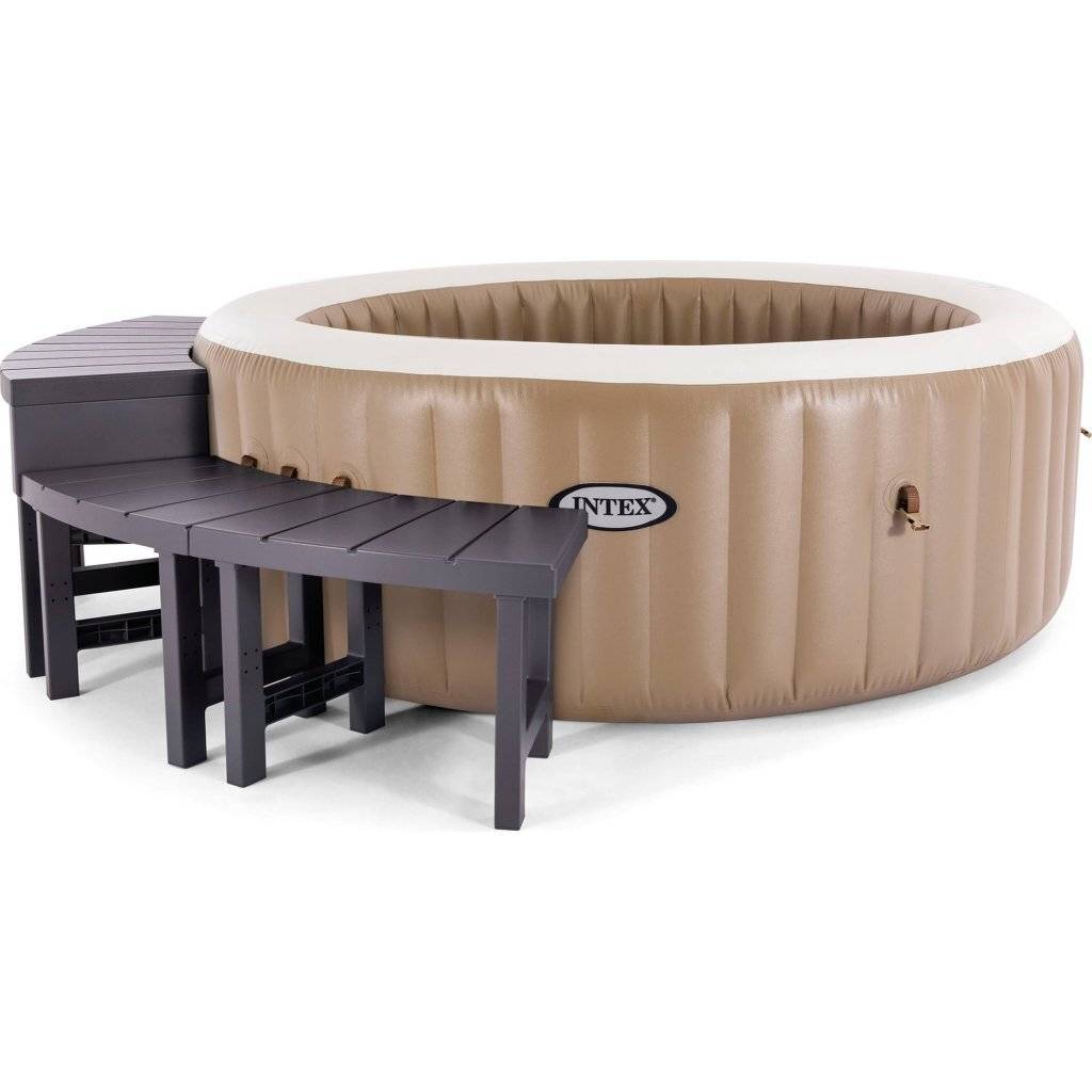 Intex Spa Bijzettafel Set 3 Stuks Grijs 3-Piece-0